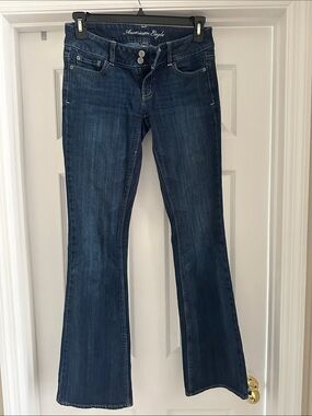 American Eagle Outfitters Dark Indigo Flare Jeans
